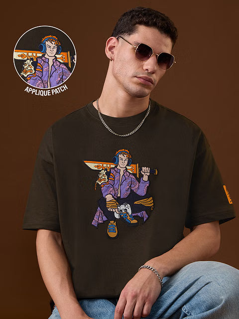 Ukiyo E-Gamer Oversized T-Shirts