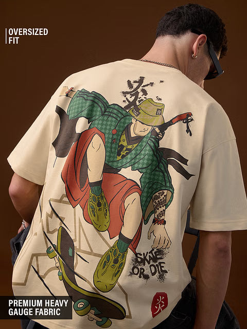 Ukiyo Skater Oversized T-Shirts