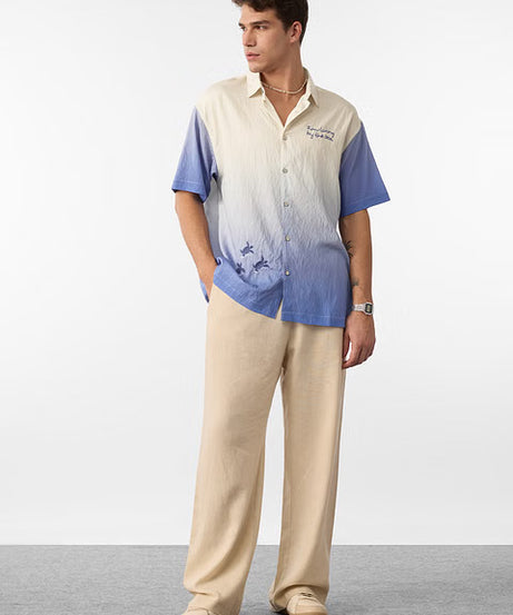 Living By The Sea Oversized Shirts