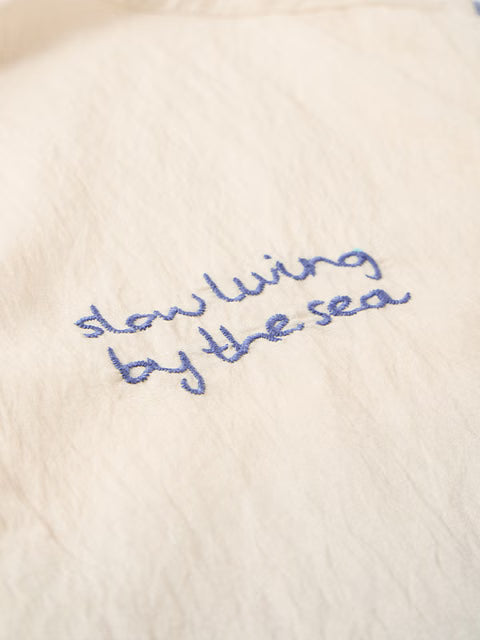 Living By The Sea Oversized Shirts