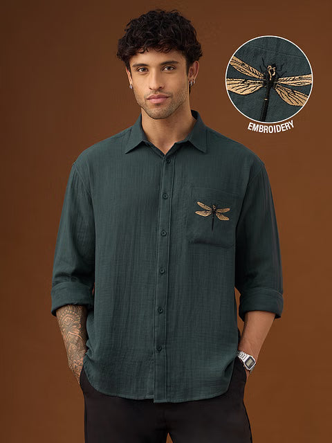 Relaxed-Fit Dragonfly Men Shirts