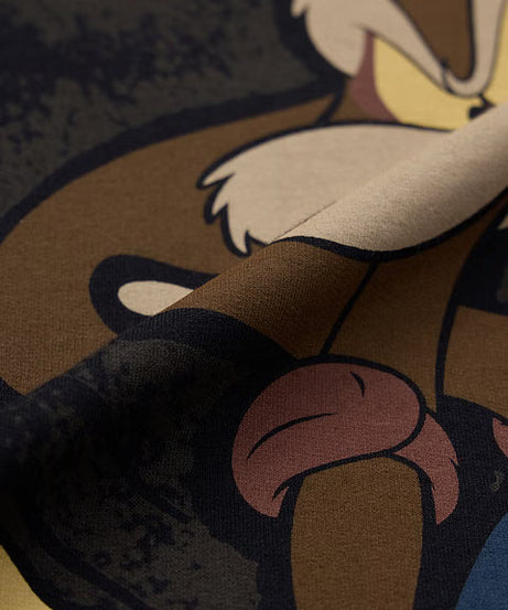 Looney Tunes Skating Coyote Super Oversized T-Shirts