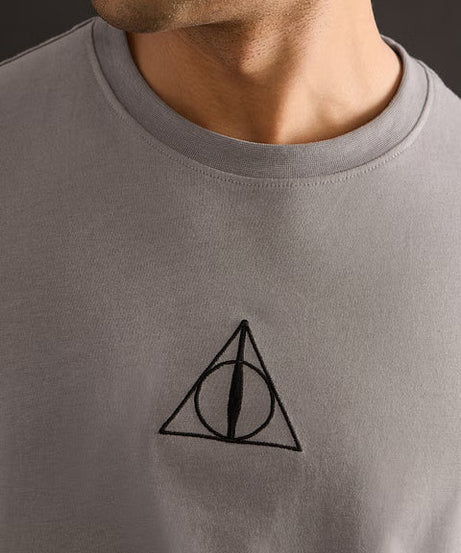 Harry Potter Hallows Men Relaxed Fit T-Shirts