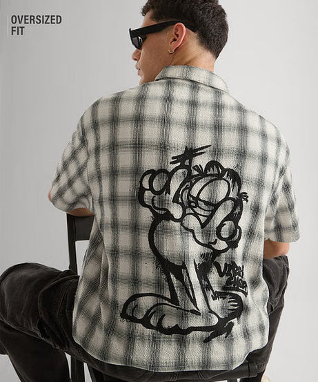 Garfield Vibe Check Oversized Shirts