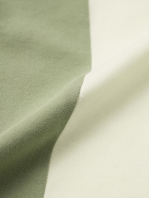 Colourblock Polo Matcha Polos