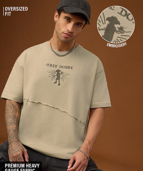 Harry Potter Free Dobby Oversized T-Shirts