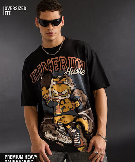 Garfield Homerun Oversized T-Shirts