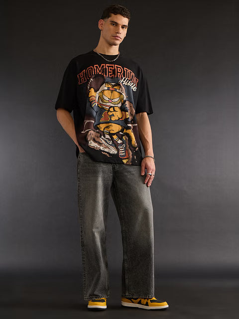 Garfield Homerun Oversized T-Shirts