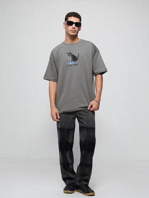 Oversized  Hate It Here Oversized T-Shirts