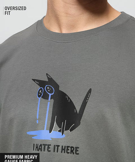 Oversized  Hate It Here Oversized T-Shirts