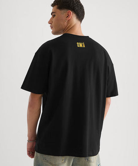S.W.SMILEY Winkle Oversized T-Shirts