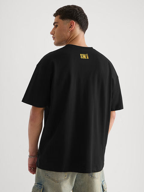 S.W.SMILEY Winkle Oversized T-Shirts