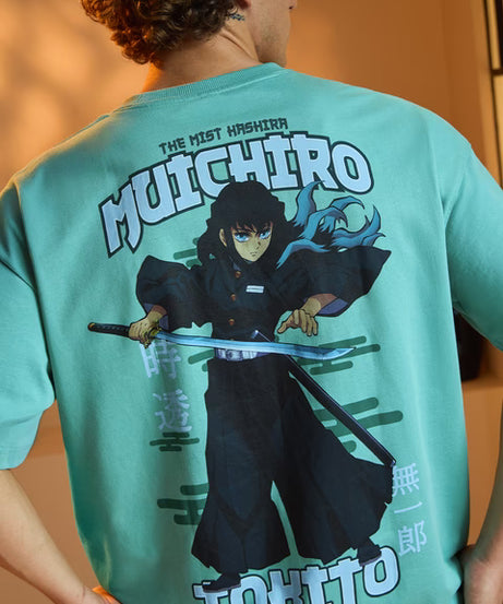 Demon Slayer: Muichiro Oversized T-Shirts