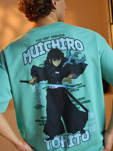 Demon Slayer: Muichiro Oversized T-Shirts