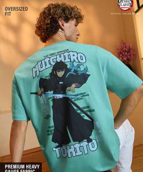 Demon Slayer: Muichiro Oversized T-Shirts