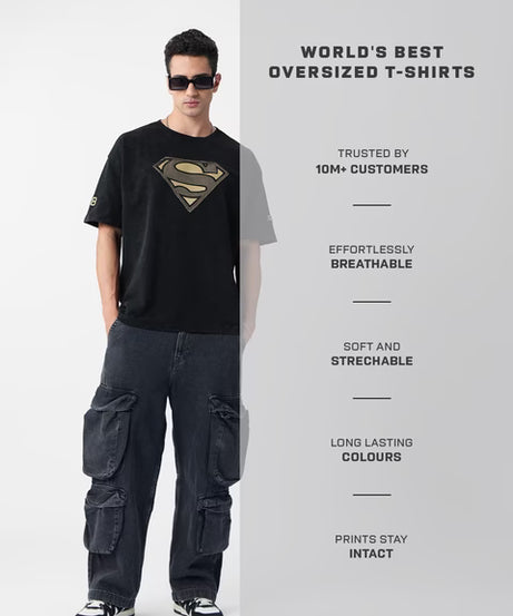 Superman Vintage Oversized T-Shirts