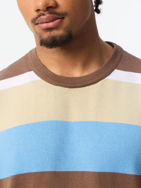 Flatknit Stripe T-Shirt Nautica Oversized T-Shirts