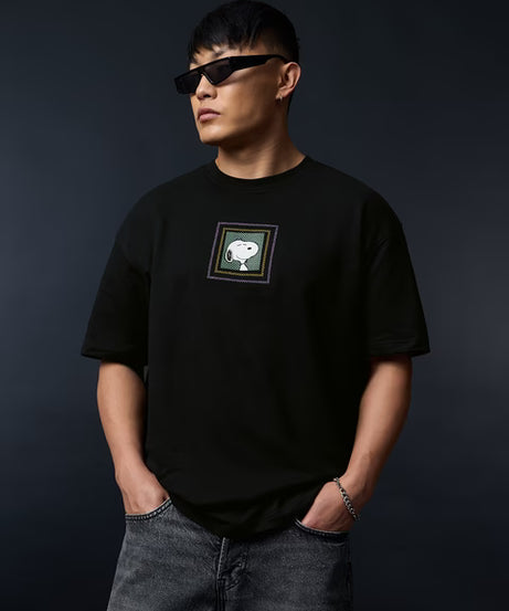 Peanuts Snoopy In India Oversized T-Shirts