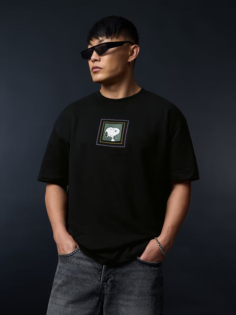 Peanuts Snoopy In India Oversized T-Shirts