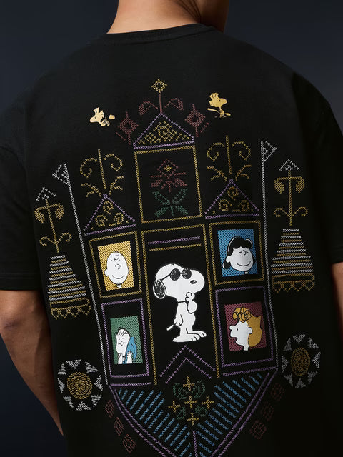 Peanuts Snoopy In India Oversized T-Shirts