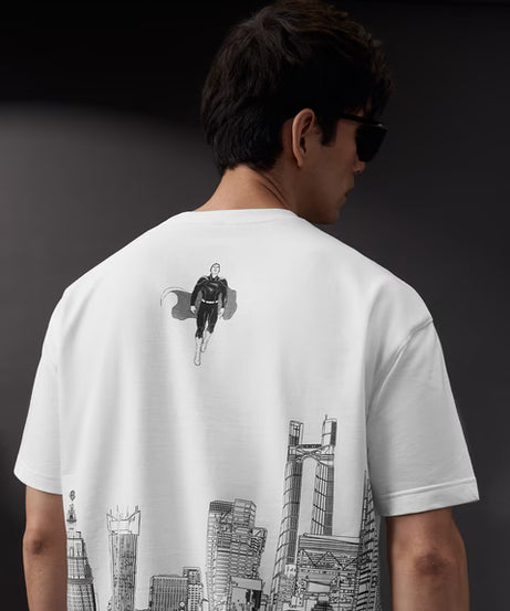 Superman Fly Up Oversized T-Shirts