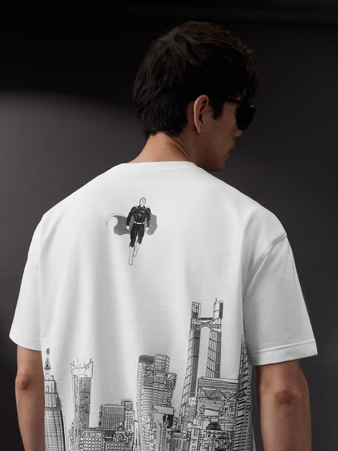 Superman Fly Up Oversized T-Shirts