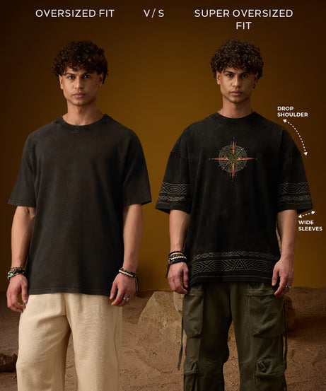 Iron Man Glow Logo Super Oversized T-Shirts