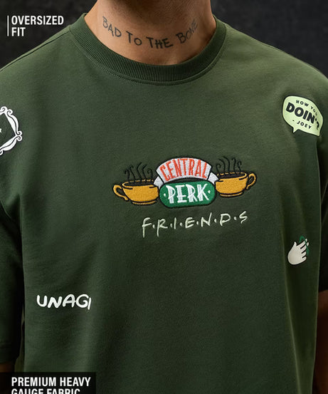 FRIENDS Central Perk Oversized T-Shirts