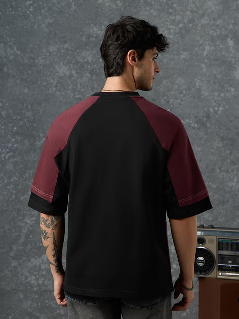 Iron Man Glow Logo Super Oversized T-Shirts
