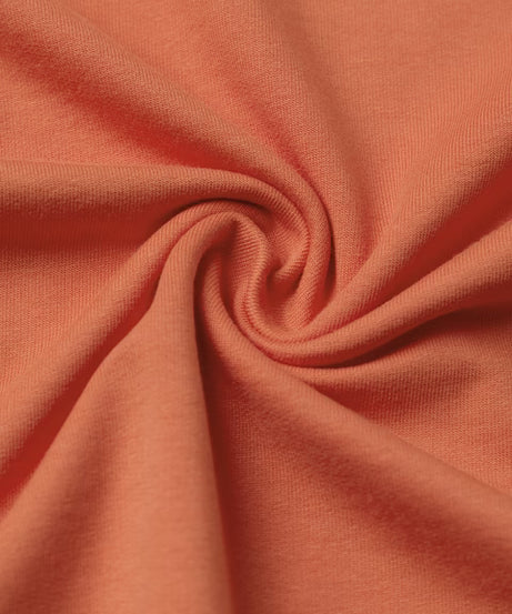 Solids Sunset Orange Oversized T-Shirts