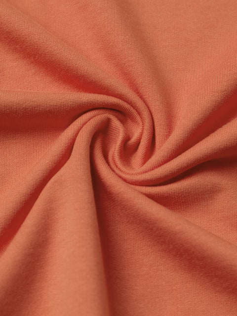 Solids Sunset Orange Oversized T-Shirts