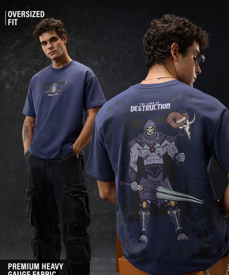 He-Man Skeletor Oversized T-Shirts