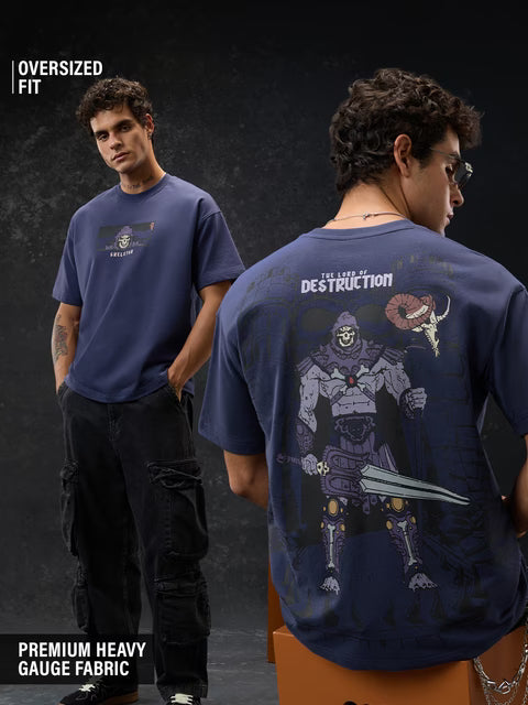 He-Man Skeletor Oversized T-Shirts