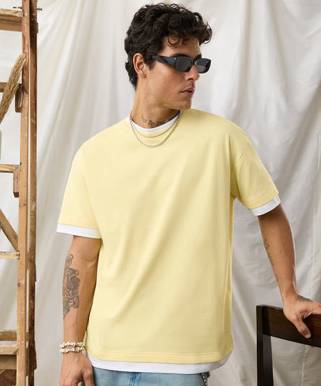 Ringer Tshirt Flan Oversized T-Shirts