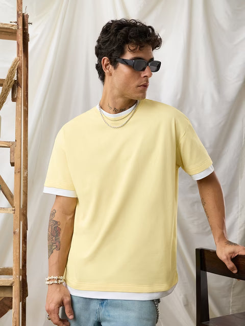 Ringer Tshirt Flan Oversized T-Shirts