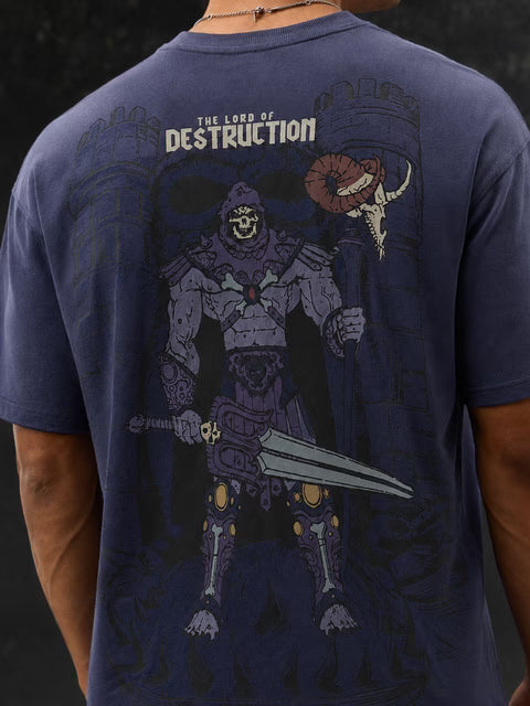 He-Man Skeletor Oversized T-Shirts