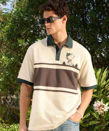 Peanuts Wander Away Oversized Polos