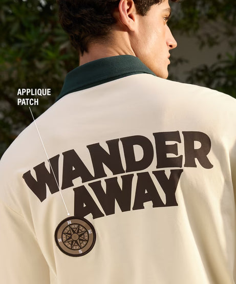 Peanuts Wander Away Oversized Polos