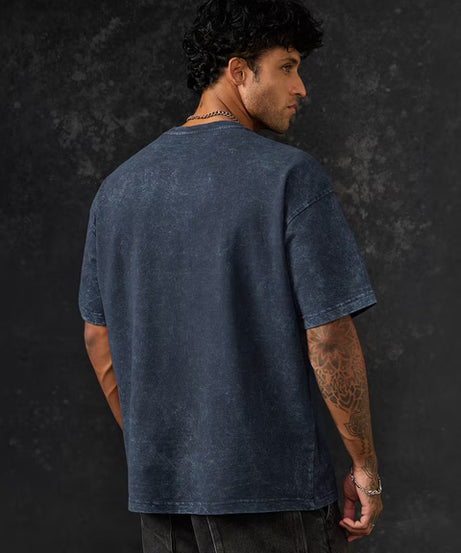 Batman Logo (Washed) Oversized T-Shirts