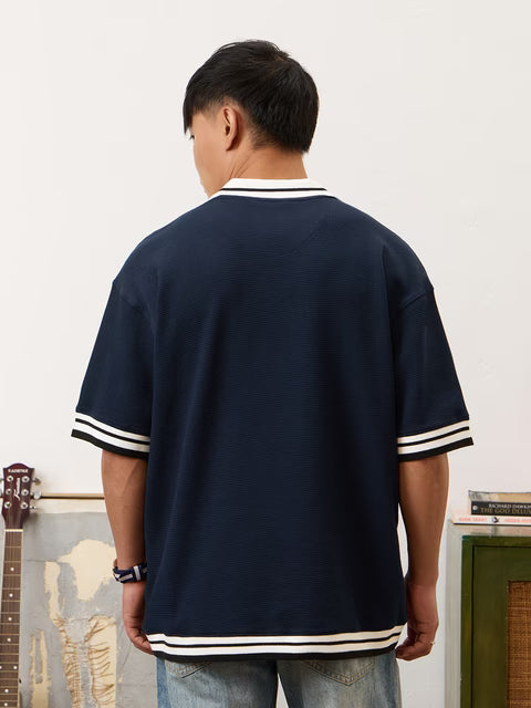 Oversized Polo Orion Blue Oversized Polos