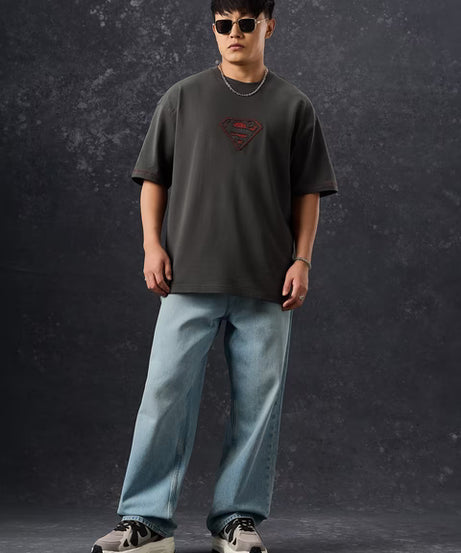Superman: Classic Logo Oversized T-Shirts