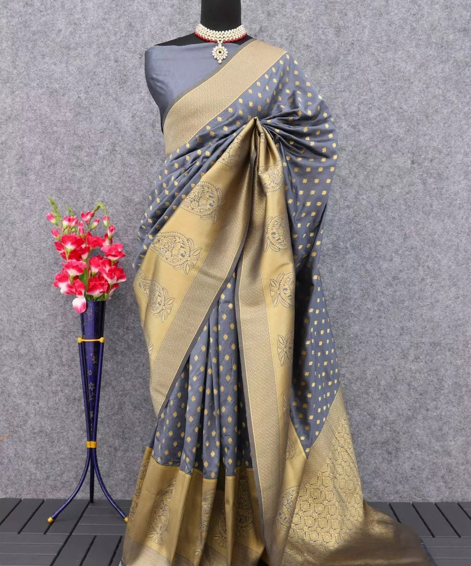 Wedding Soft Lichi Saree, Beautiful Fancy Sari Blouse