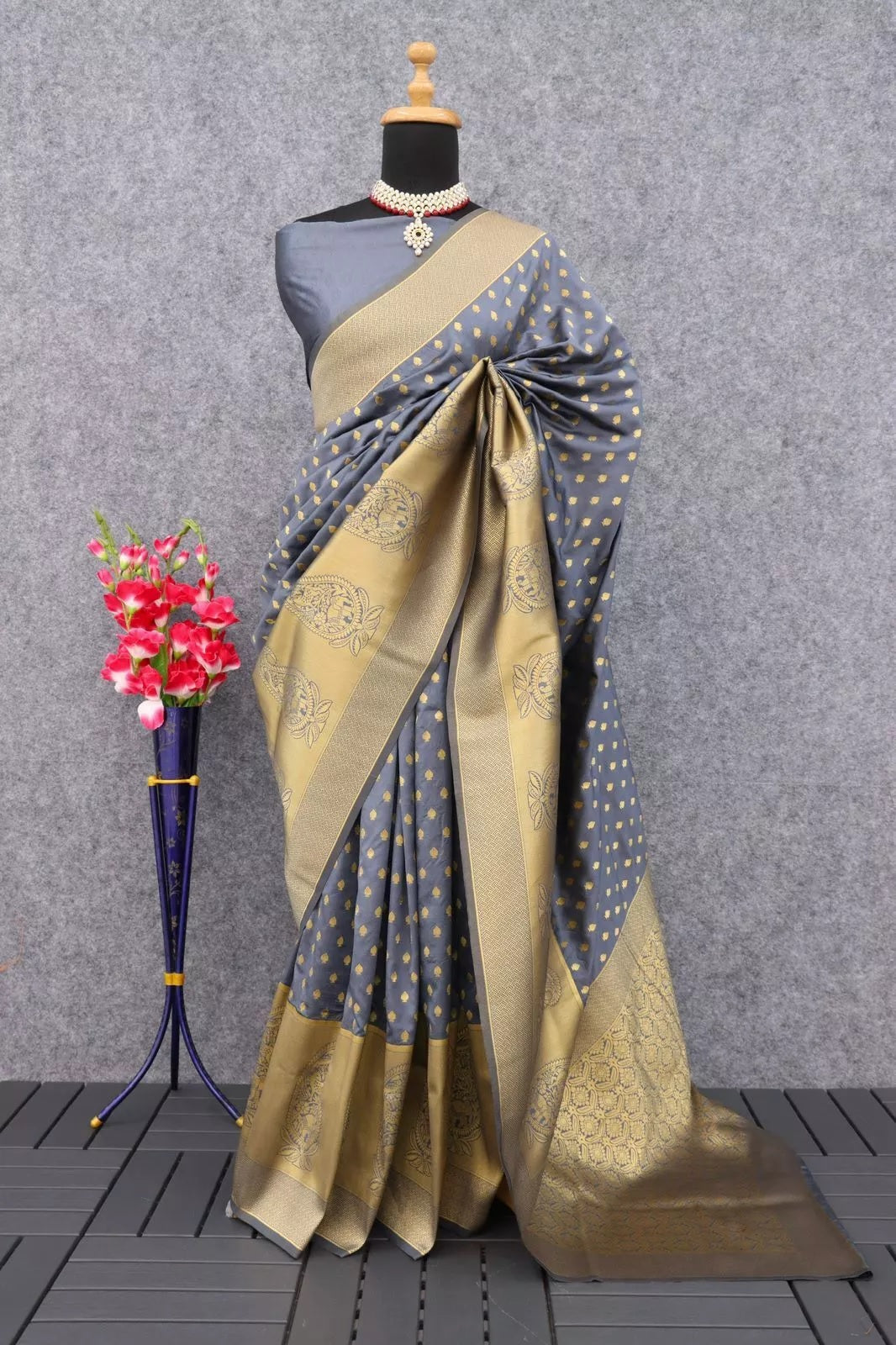 Wedding Soft Lichi Saree, Beautiful Fancy Sari Blouse