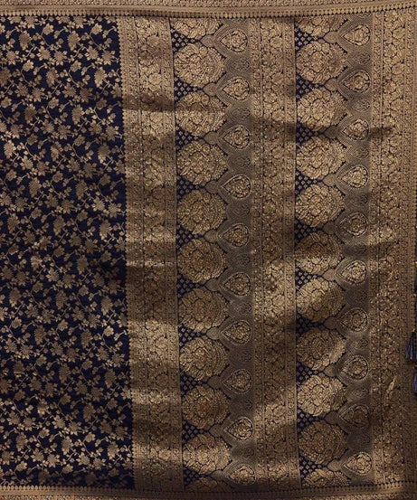 Traditional Wear Banarasi Soft Silk Saree , Designer Sari & Blouse