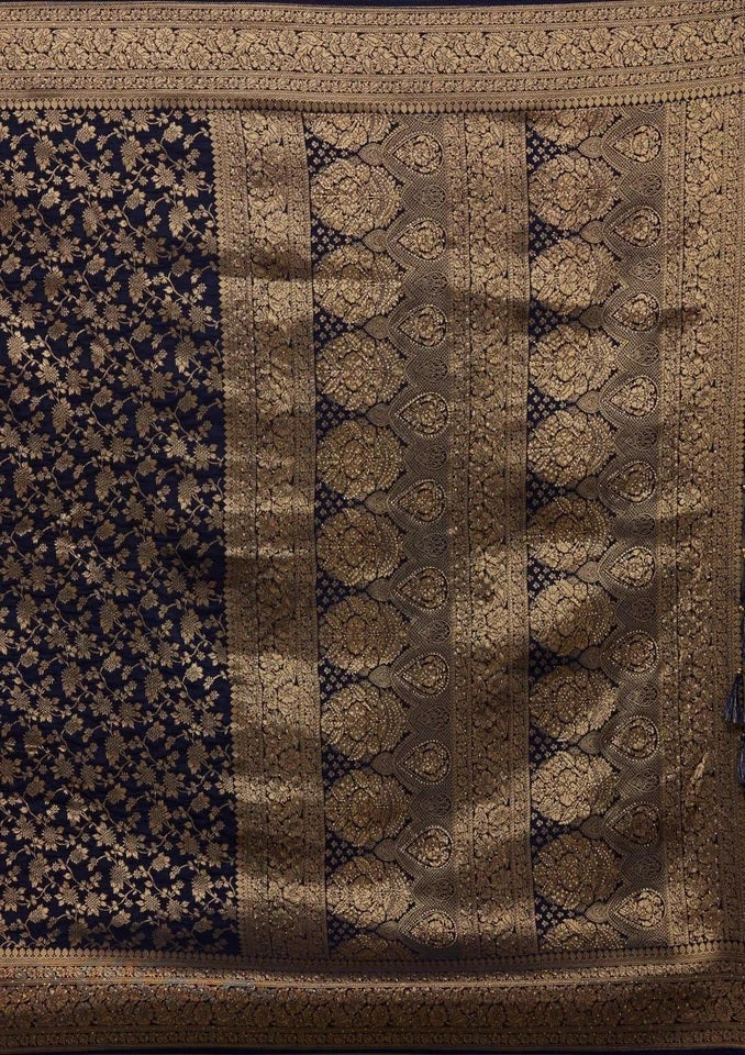 Traditional Wear Banarasi Soft Silk Saree , Designer Sari & Blouse