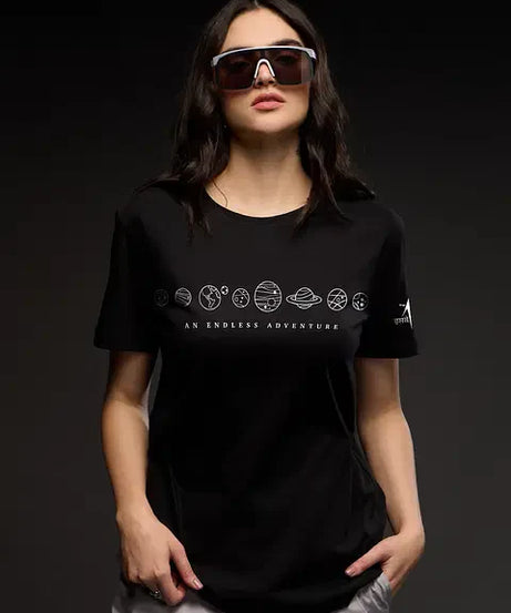 ISRO An Endless Adventure Women T-Shirts