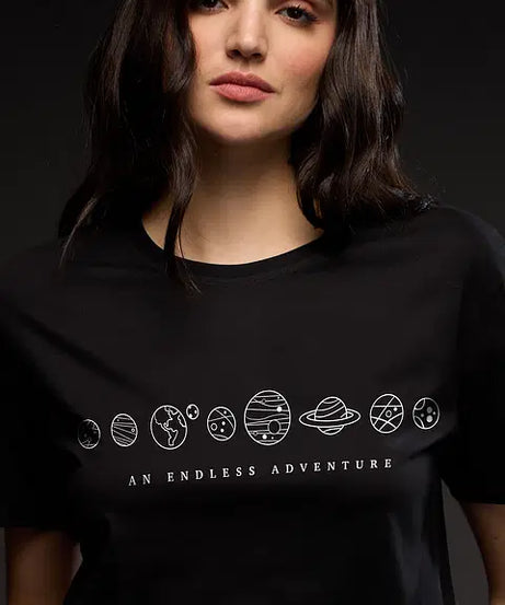ISRO An Endless Adventure Women T-Shirts