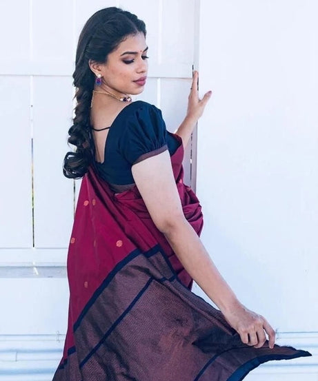 Function Wedding Banarasi Soft Silk Saree Blouse,Traditional Exclusive Sari