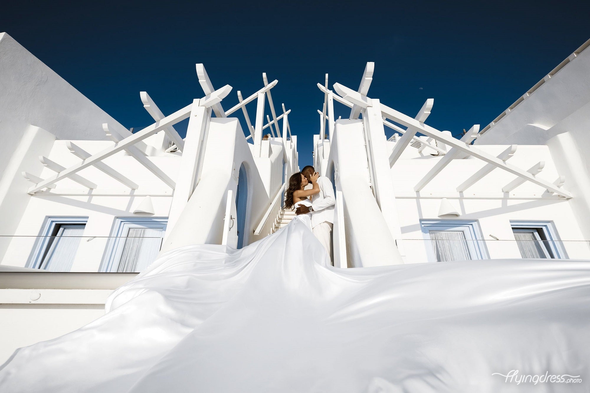 Santorini Flying Photoshoot Dress | Long Flying Dress