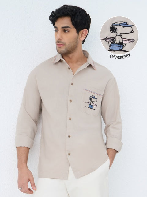 Peanuts The Good Life Cotton Linen Shirts